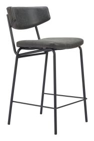 Charon Counter Stool Vintage Black