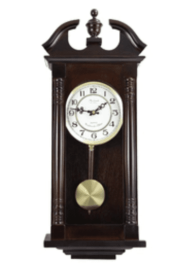 Bedford Clock Collection 27.5 Inch Cherry Oak Wall Clock