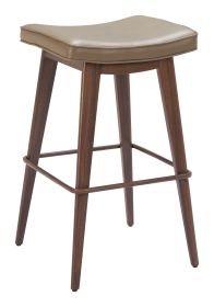 Divat Barstool Taupe & Walnut