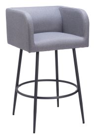 Horbat Barstool Gray
