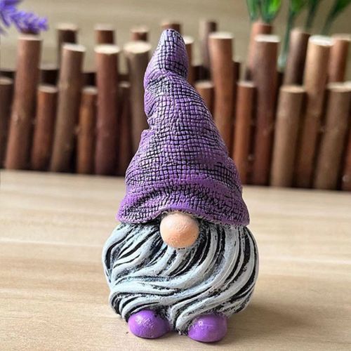 1pc Garden Gnome Resin Statue; Faceless Doll Figures Miniature Home Decoration For Lawn Ornaments Indoor Or Outdoor Patio Deck Yard Garden Lawn Porch
